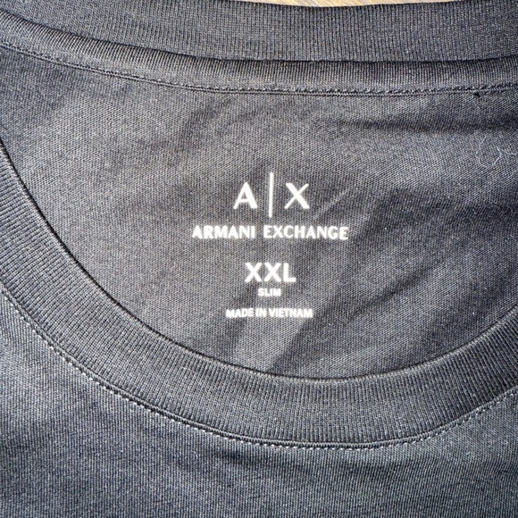 Armani Exchange Black Short Sleeve Tee - Picture 2 of 5